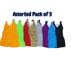 Cotton Sleeveless Casual Frock