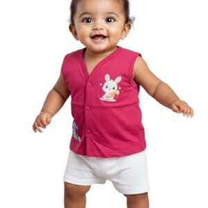 Verysmart NewBorn Baby Top Sleeveless , Pack of 2,Age-0/3, 3/6, 6/9, 9/12