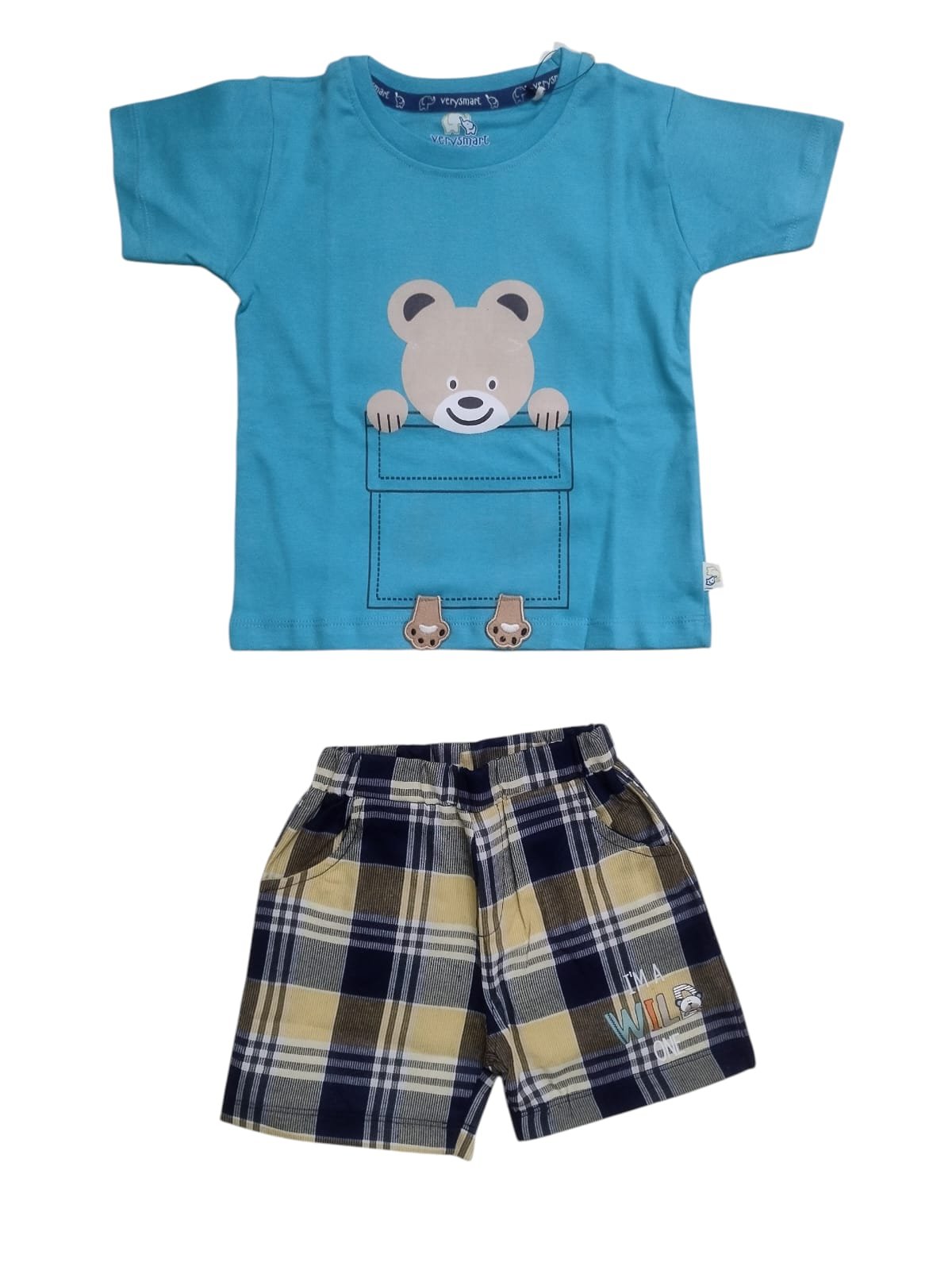 Verysmart Boys Top with Shorts Set,Age 6/12, 12/18, 18/24, 2yr/3yr.Premium quality cotton, - Image 8