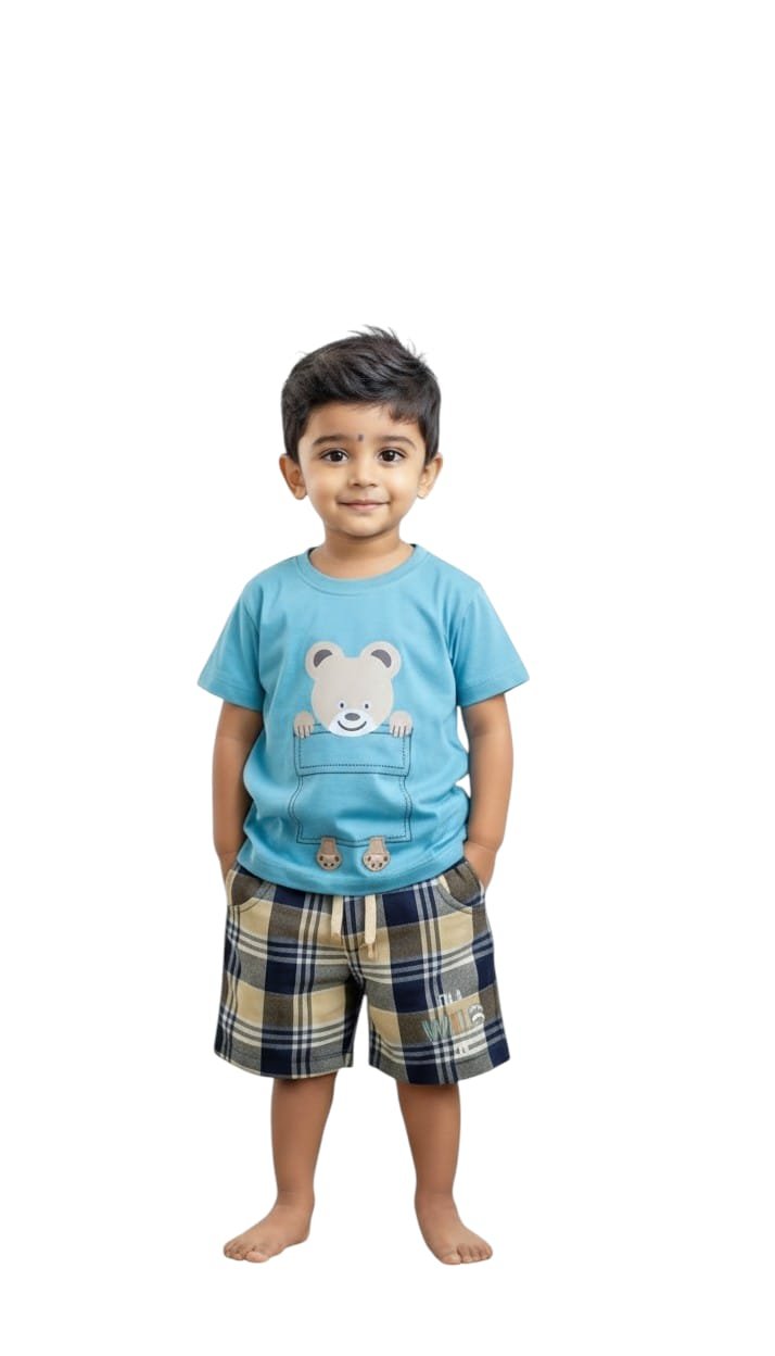 Verysmart Boys Top with Shorts Set,Age 6/12, 12/18, 18/24, 2yr/3yr.Premium quality cotton, - Image 14