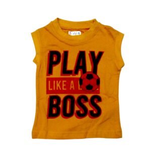Sleeveless Tshirt For Infant(0-1 Years)
