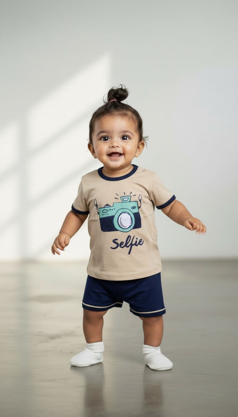 Boys Top and Bottom Set,Age 3/6, 6/12, 12/18, 18/24 Months, Cotton Material 3 colours Available.Green,Beige,White - Image 3