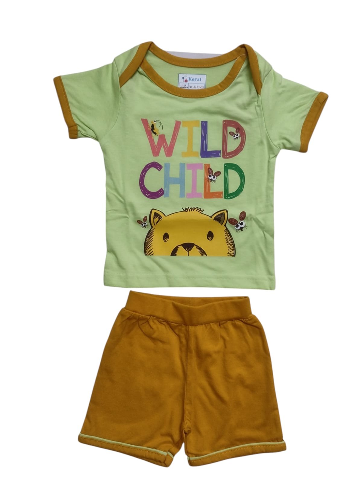 Boys Top and Bottom Set,Age 3/6, 6/12, 12/18, 18/24 Months, Cotton Material 3 colours Available.Green,Beige,White - Image 5
