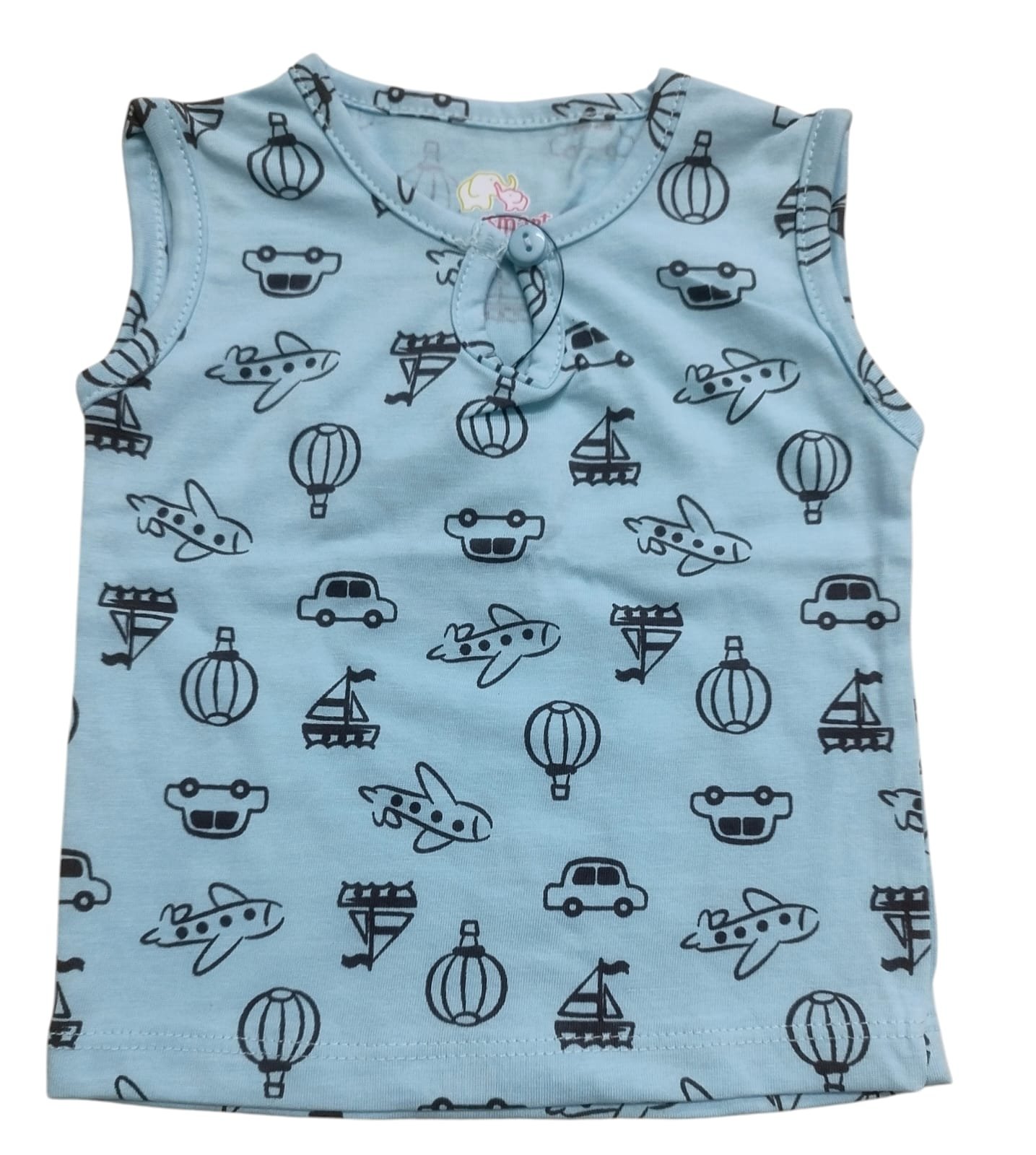 Infant Button Cotton T-Shirt (pack of 2) assorted - Image 8