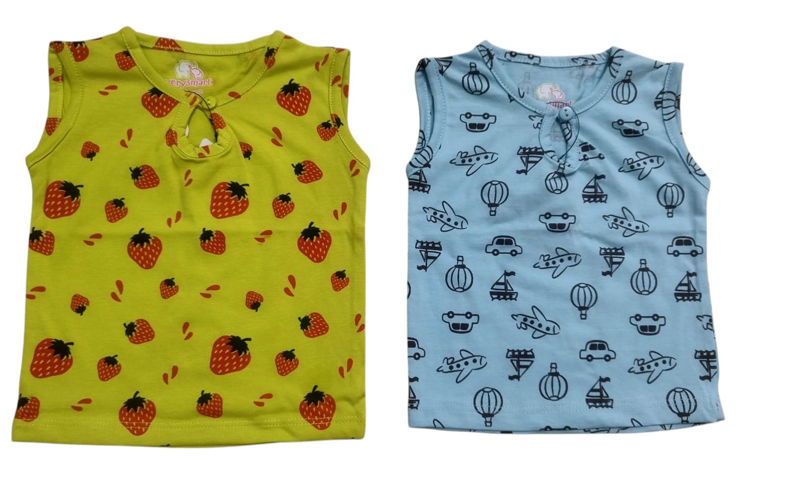 Infant Button Cotton T-Shirt (pack of 2) assorted - Image 9