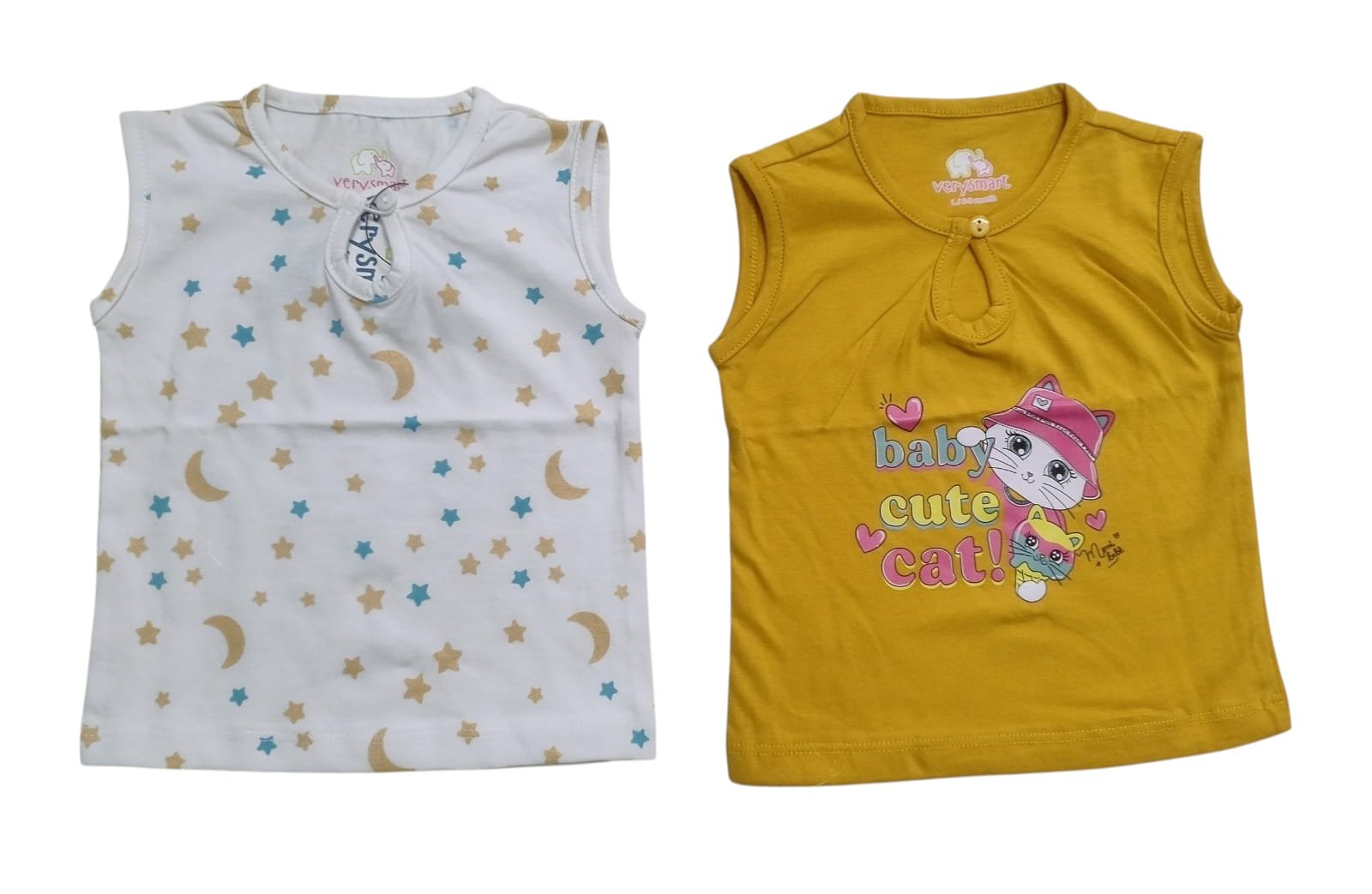 Infant Button Cotton T-Shirt (pack of 2) assorted - Image 12