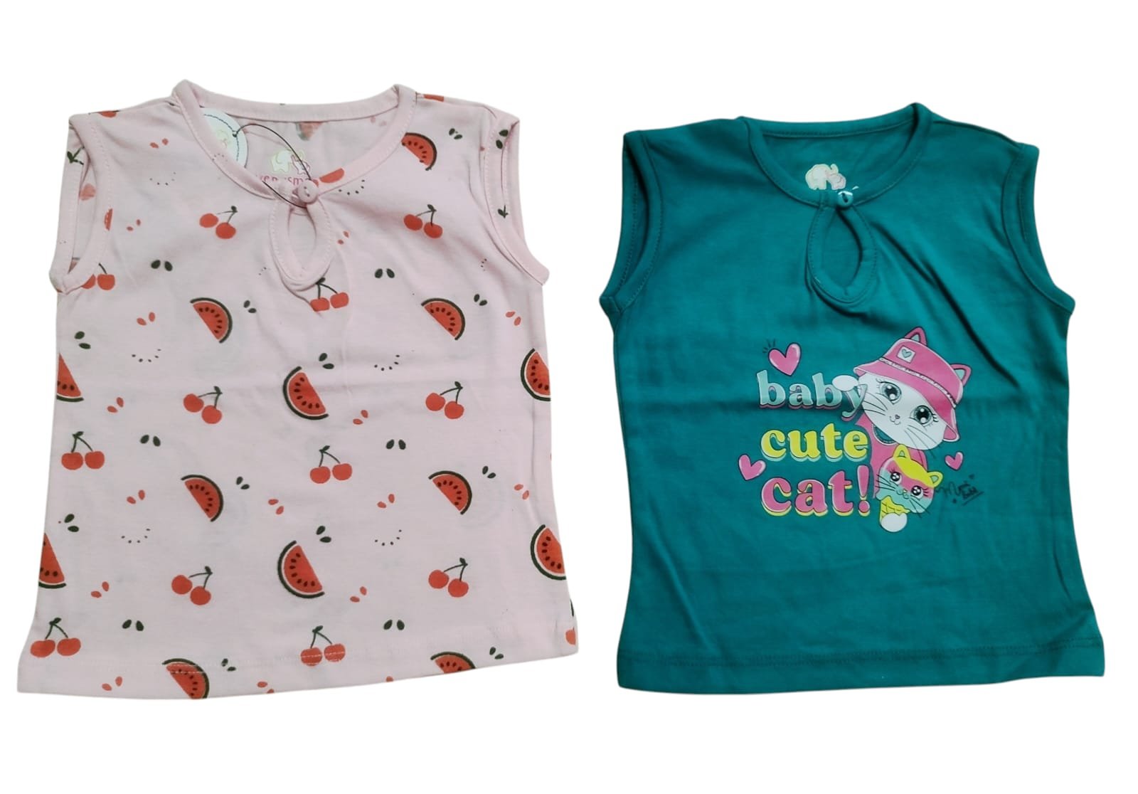 Infant Button Cotton T-Shirt (pack of 2) assorted - Image 16
