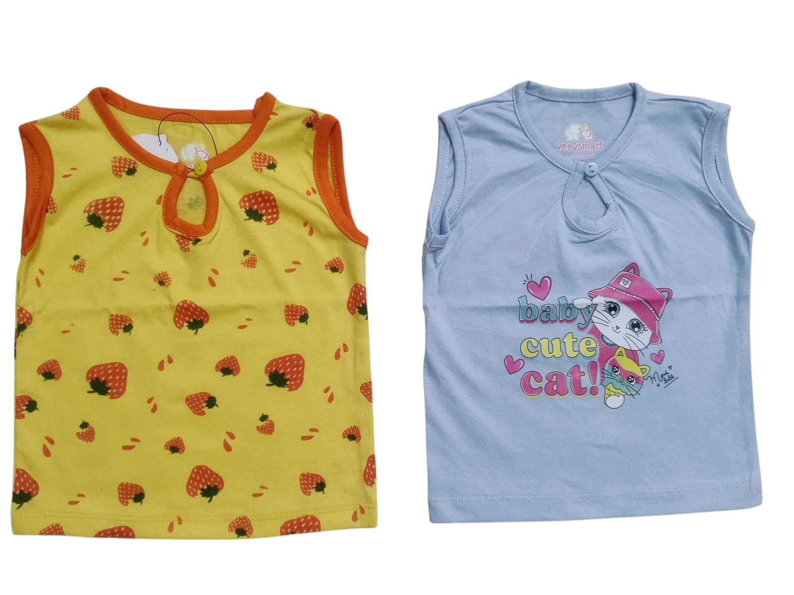 Infant Button Cotton T-Shirt (pack of 2) assorted - Image 21